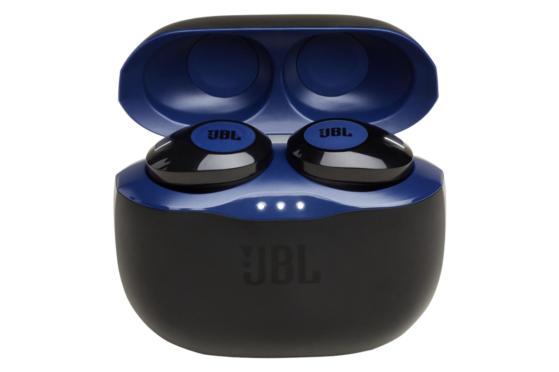 محفظه شارژ ایرباد بی سیم جی بی ال JBL TUNE 120TWS آبی