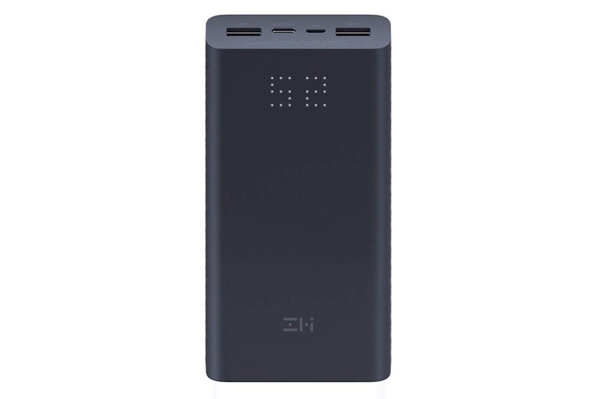 پاور بانک شیائومی زد ام آی Xiaomi ZMI QB821 20000mAh با ظرفیت 20000 میلی‌آمپر ساعت مشکی