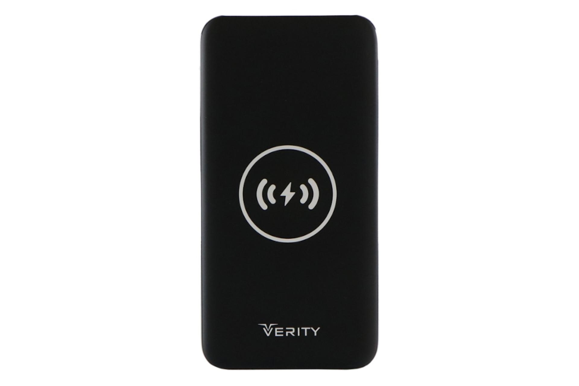 پاور بانک وریتی Verity PUW91 10000mAh با ظرفیت 10000 میلی‌آمپر ساعت مشکی