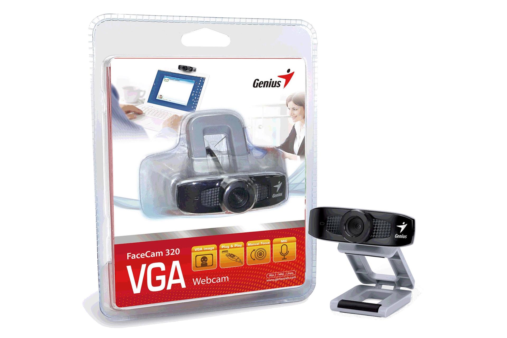 جعبه وب کم Genius FaceCam 320 جنیوس