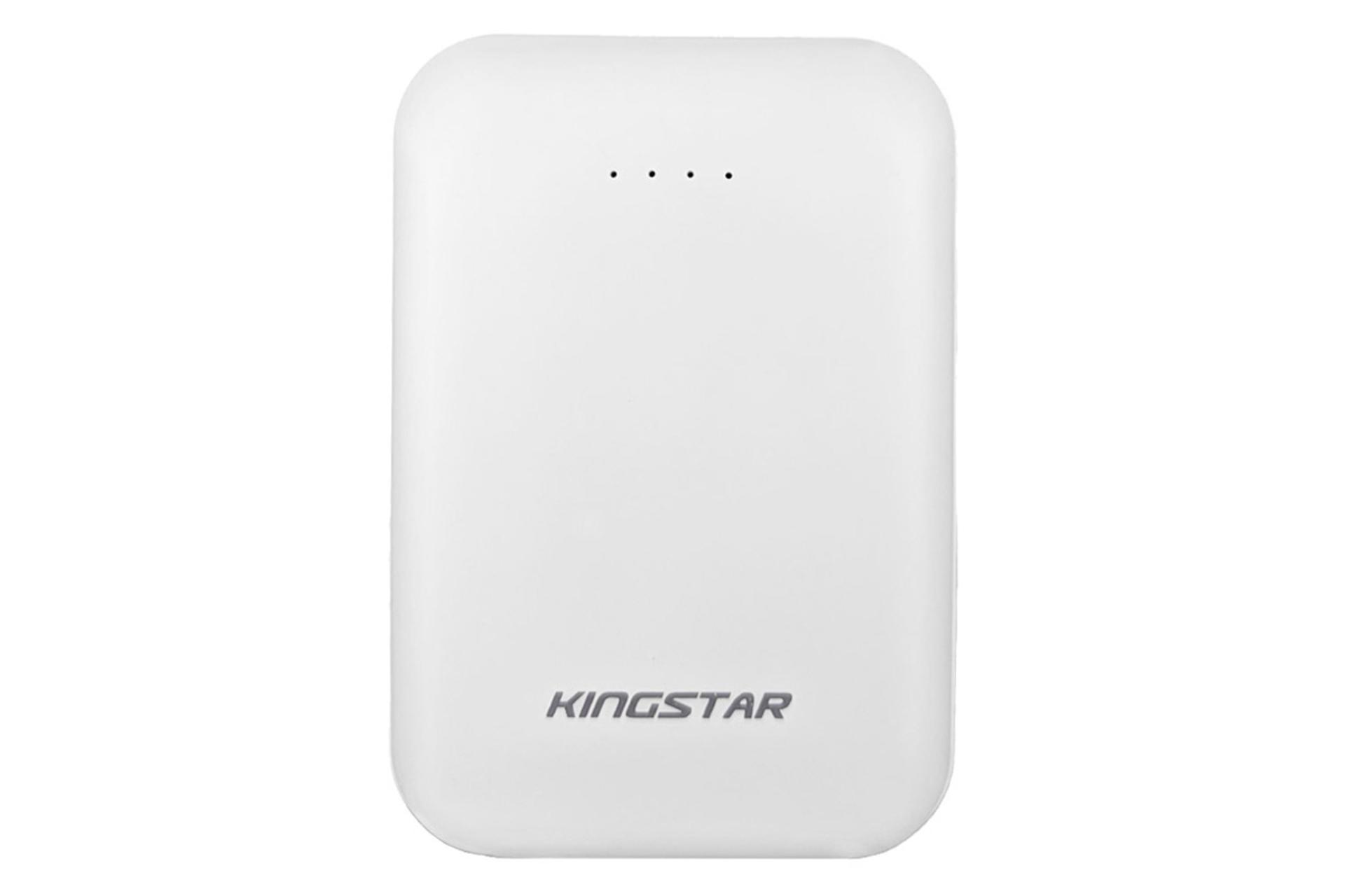 پاور بانک کینگ استار KP10010 با ظرفیت 10000 میلی‌آمپر ساعت KingStar KP10010 10000mAh سفید