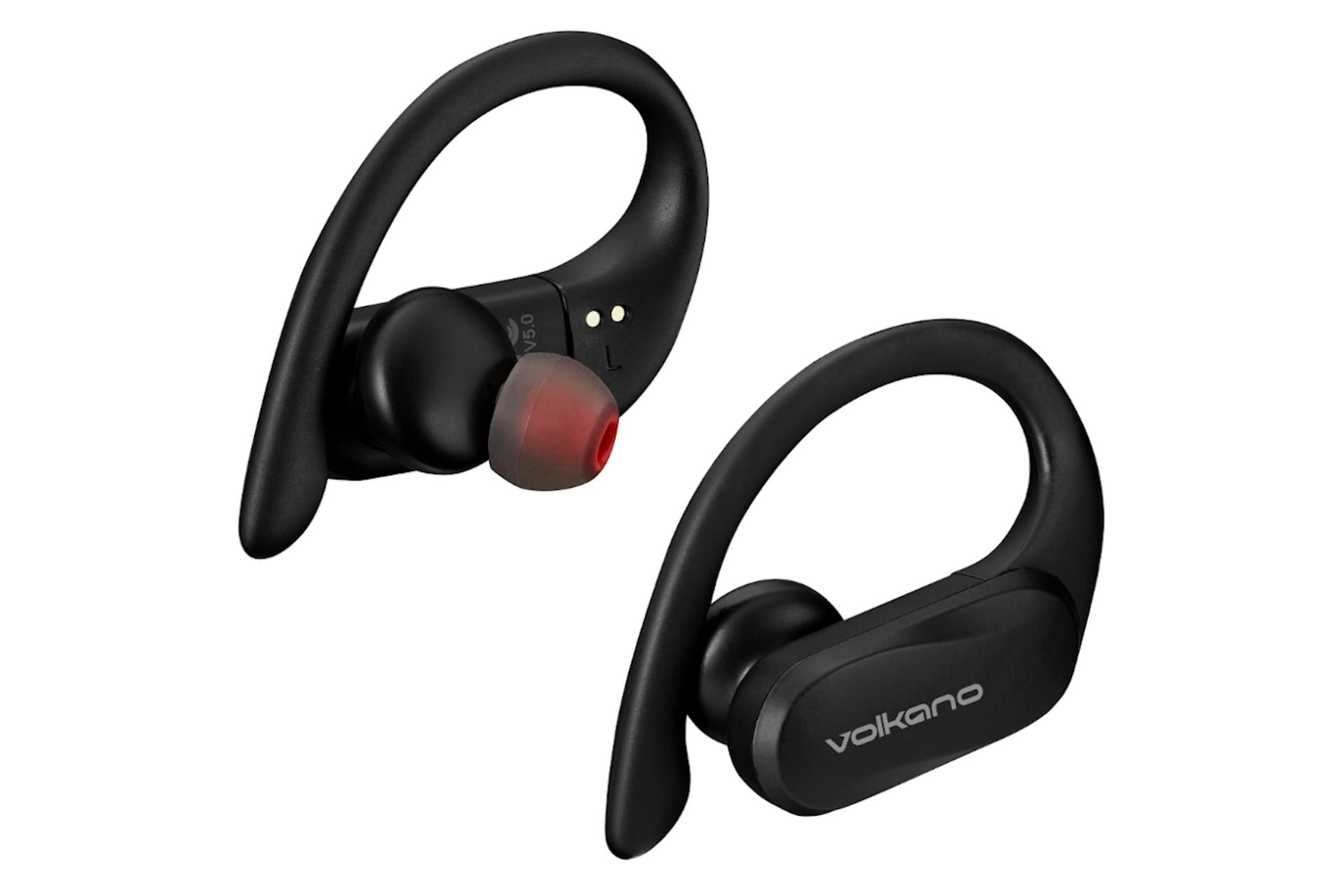 نمای داخل هدفون بی سیم ولکانو Volkano Sprint 2 Series VK-1112-BK NEW