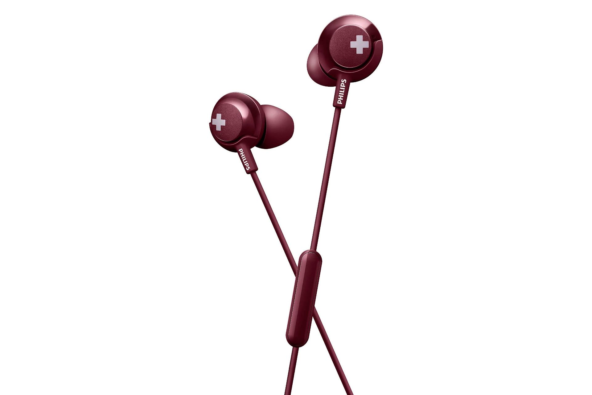 هدفون فیلیپس Philips SHE4305 قرمز