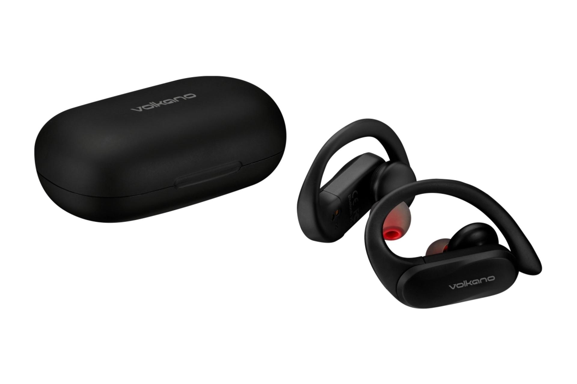 محفظه شارژ بسته هدفون بی سیم ولکانو Volkano Sprint 2 Series VK-1112-BK NEW