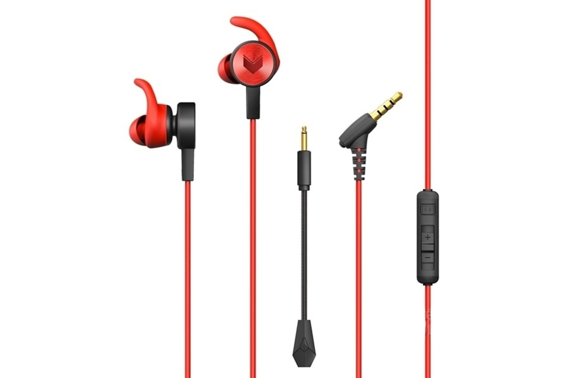 تنظیم صدا هدفون رپو Rapoo VM150 قرمز