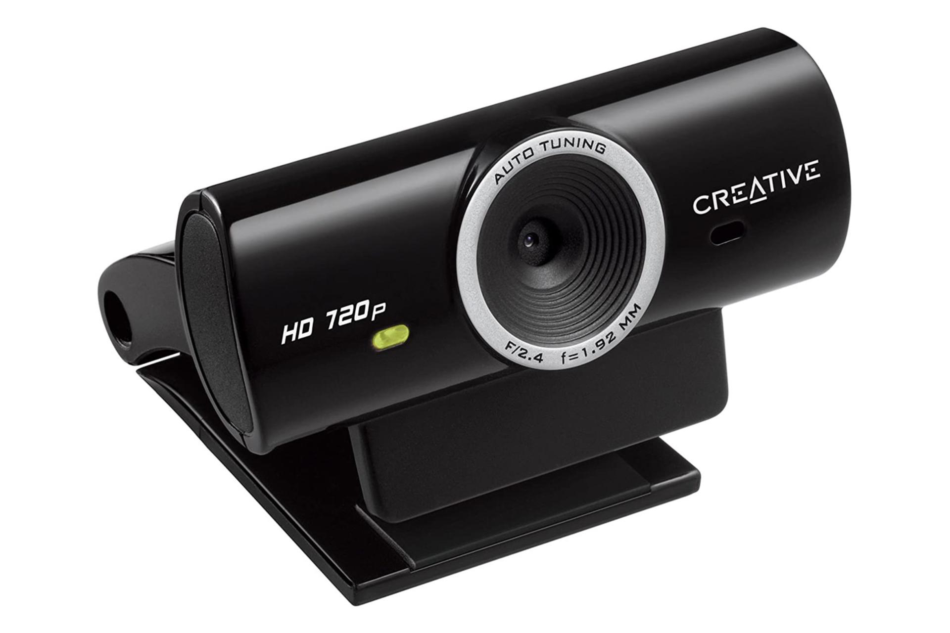 نمای جلو وب کم لایو کم سینک اچ دی کریتیو رنگ مشکی