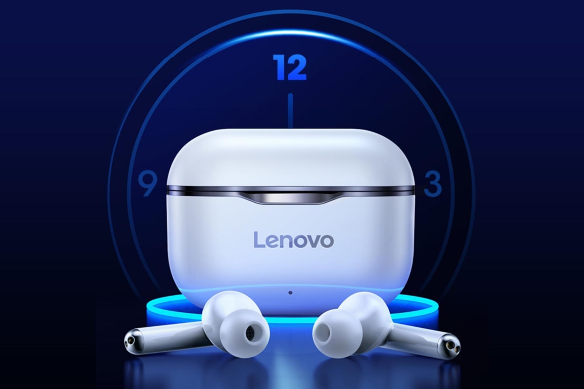 محفظه شارژ ایرباد بی سیم لنوو Lenovo LivePods LP1