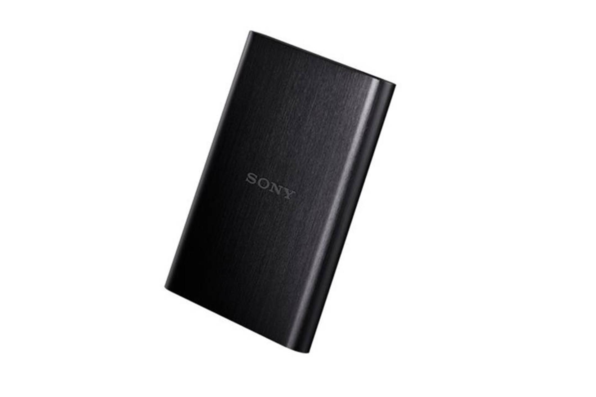 نمای جلو هارد دیسک سونی HD-E2 ظرفیت 2 ترابایت رنگ مشکی