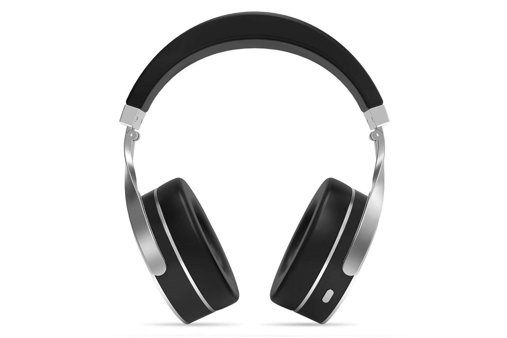 نمای روبرو هدفون بی سیم بلاژیو Bluedio Vinyl Plus مشکی نقره ای