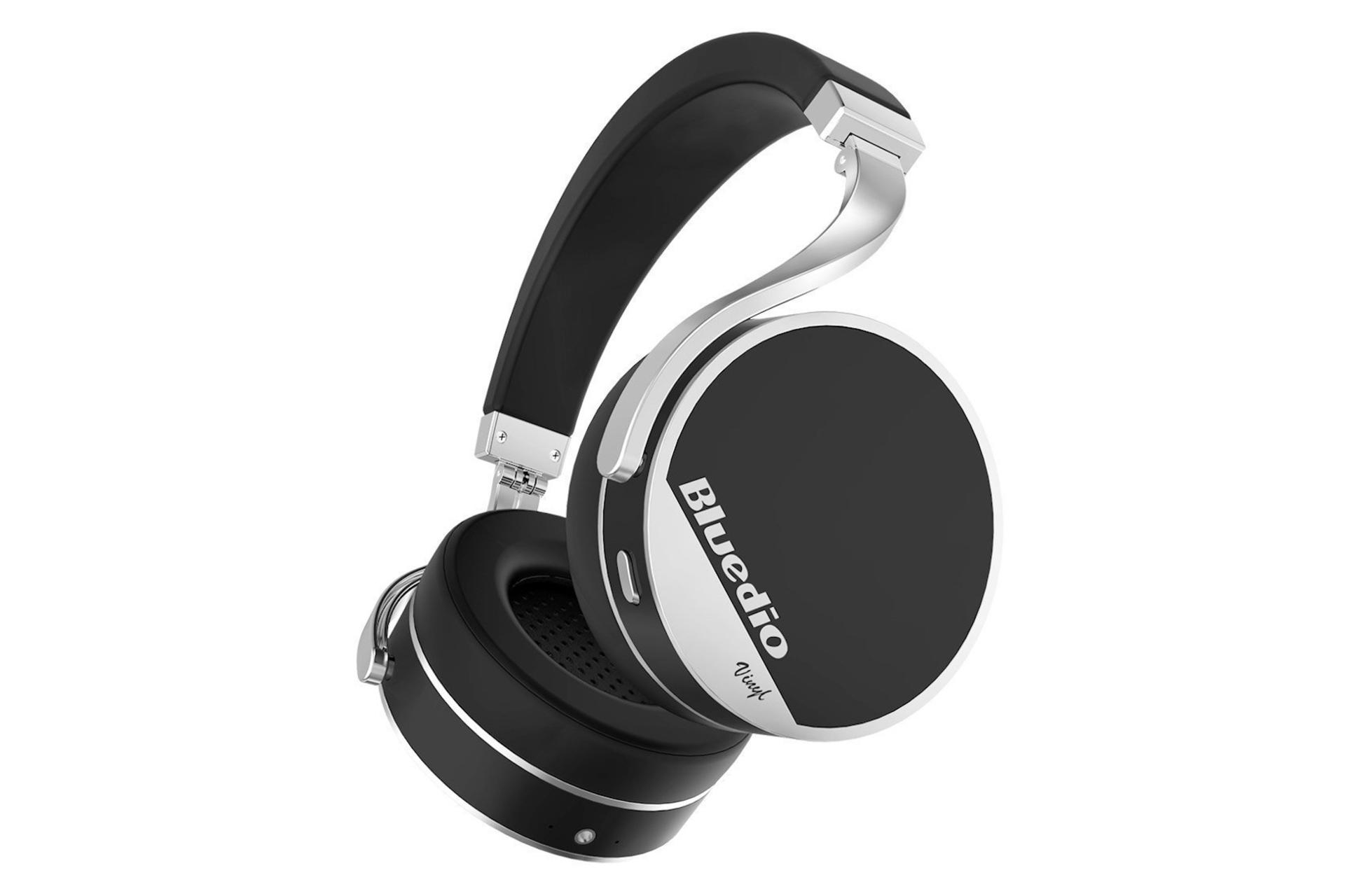 نمای راست هدفون بی سیم بلاژیو Bluedio Vinyl Plus مشکی نقره ای