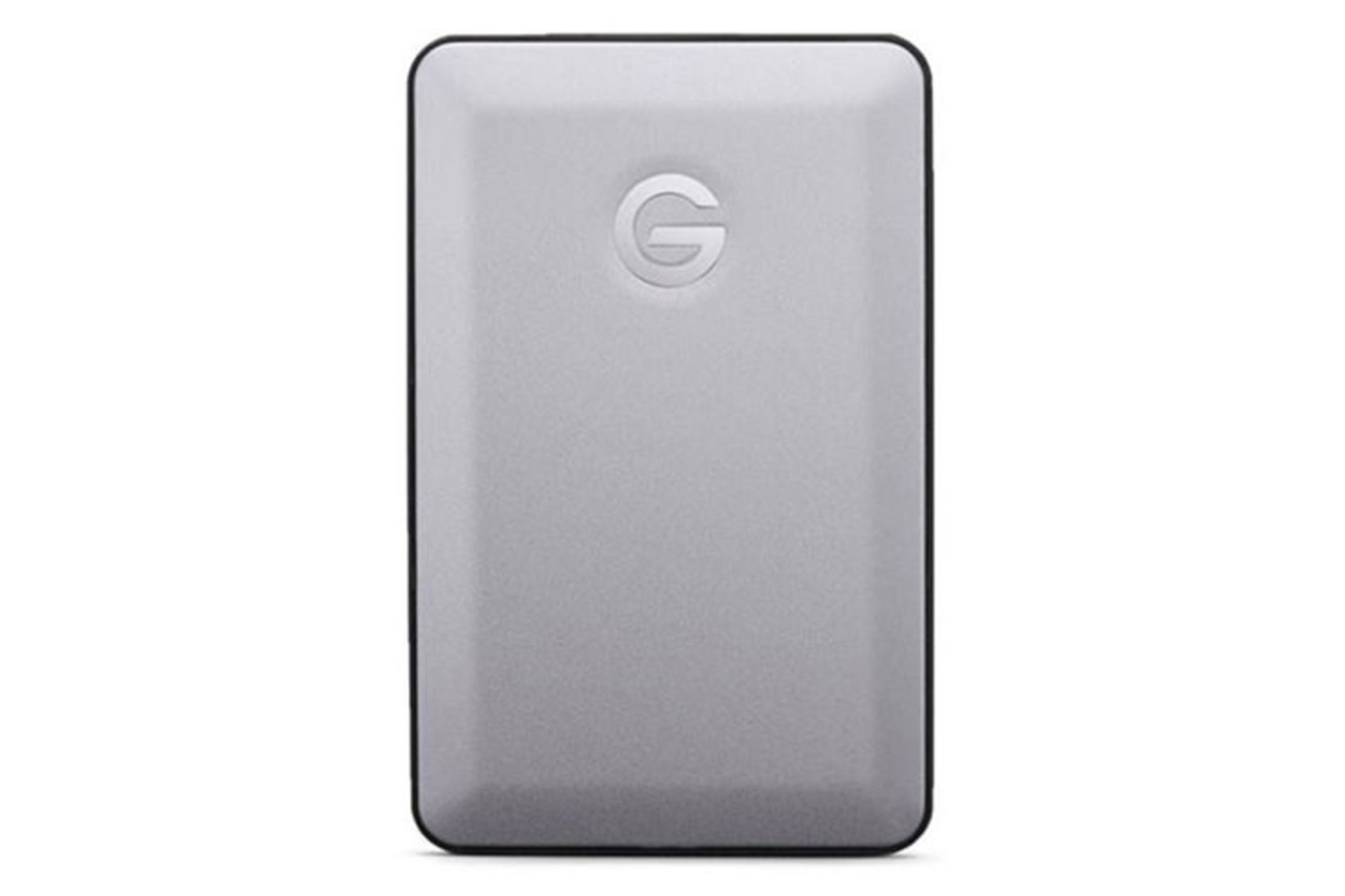 نمای جلو هارد دیسک جی درایو USB-C ظرفیت 1 ترابایت رنگ نقره ای