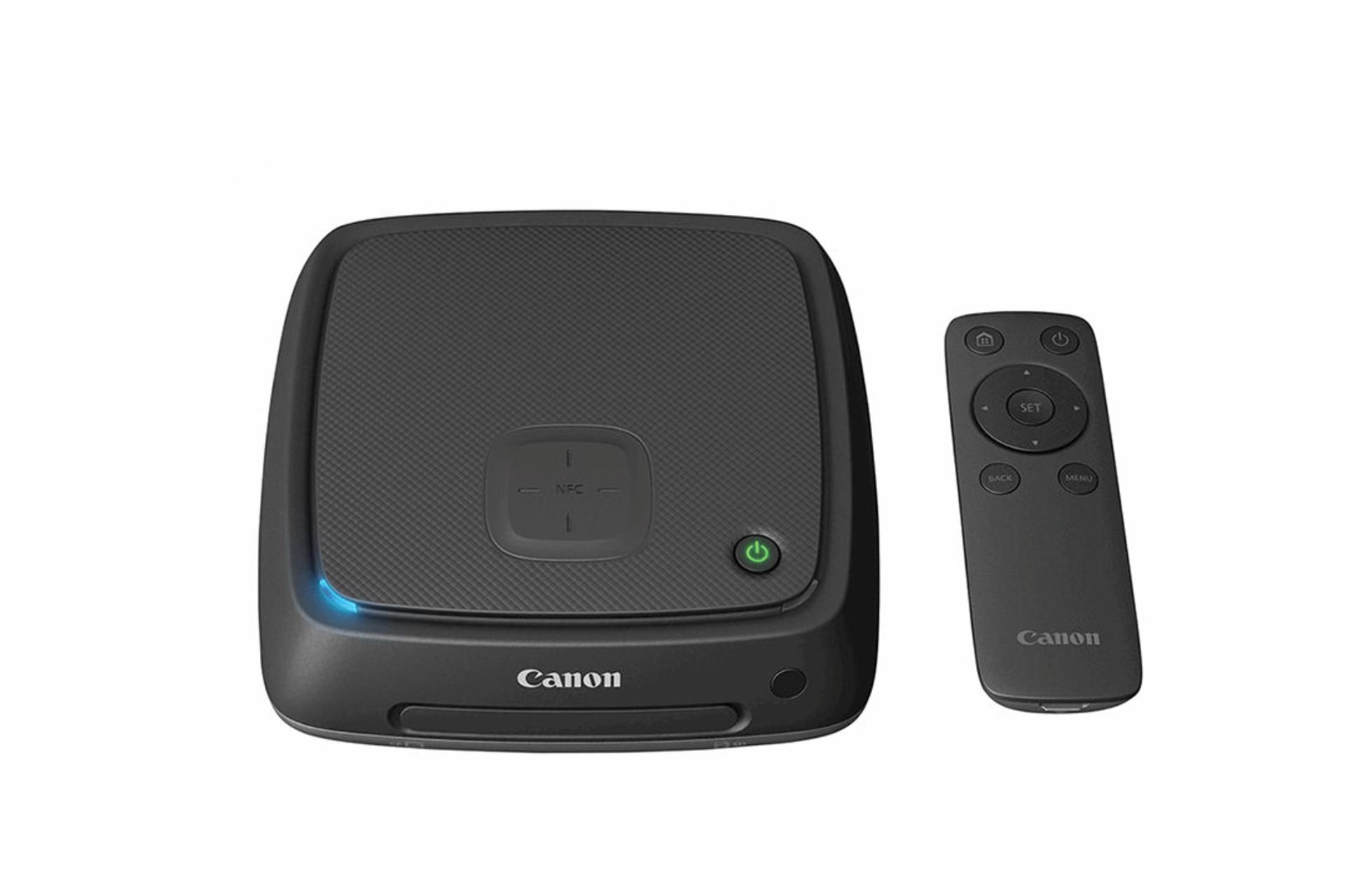 نمای جلو و کنترل هارد دیسک کانن Canon CS100 ظرفیت 1 ترابایت رنگ مشکی