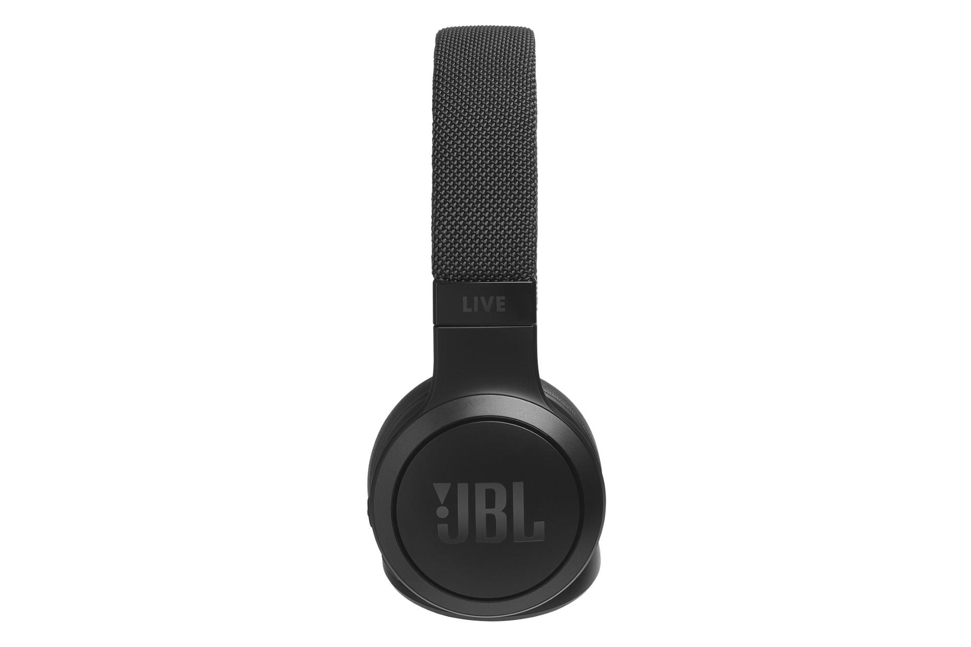 نمای جانبی هدفون بی سیم جی بی ال JBL LIVE 400BT مشکی