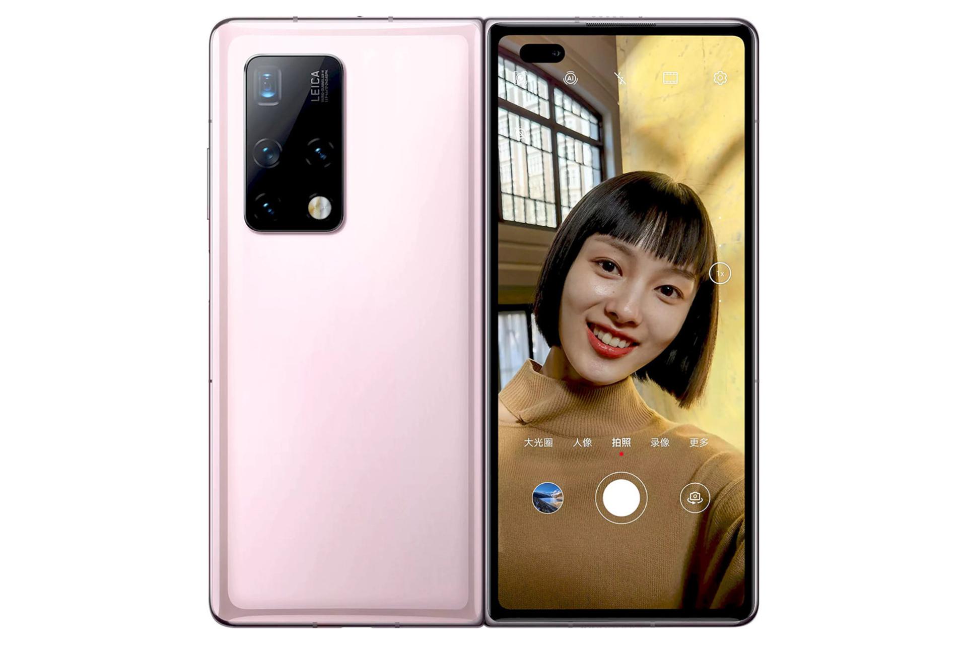 گرفتن سلفی با گوشی Huawei Mate X2