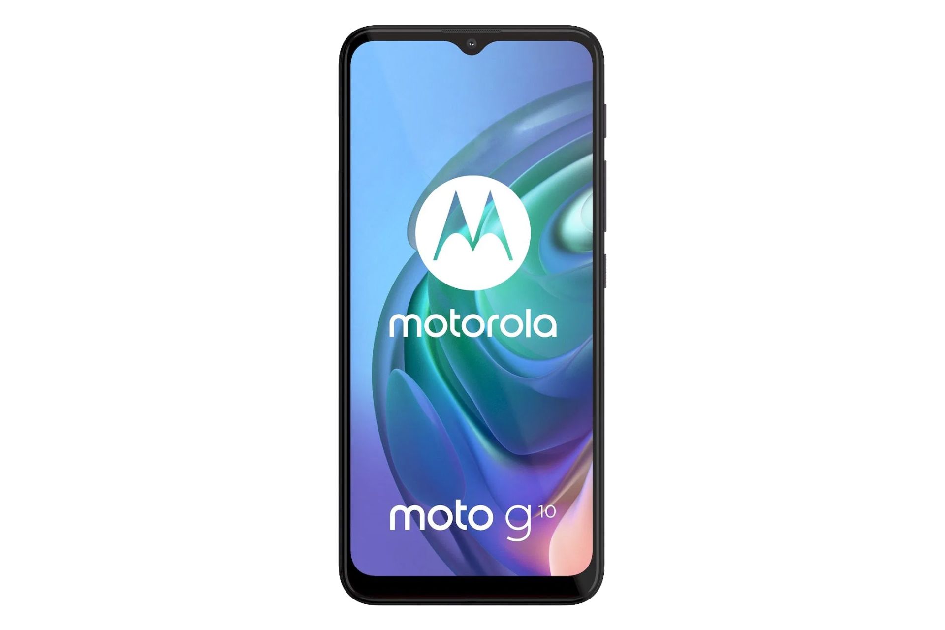 نمای جلو موبایل موتو جی 10 موتورولا رنگ مشکی