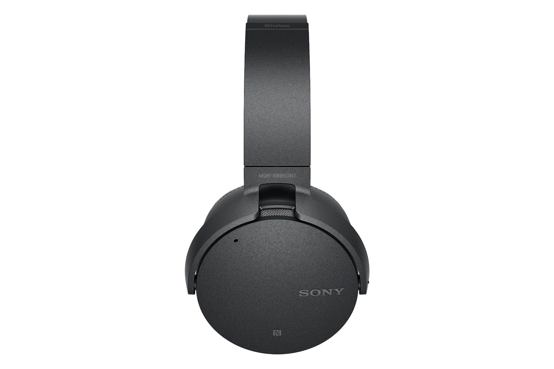 نمای کناری هدفون بی سیم سونی Sony MDR-XB950N1 مشکی