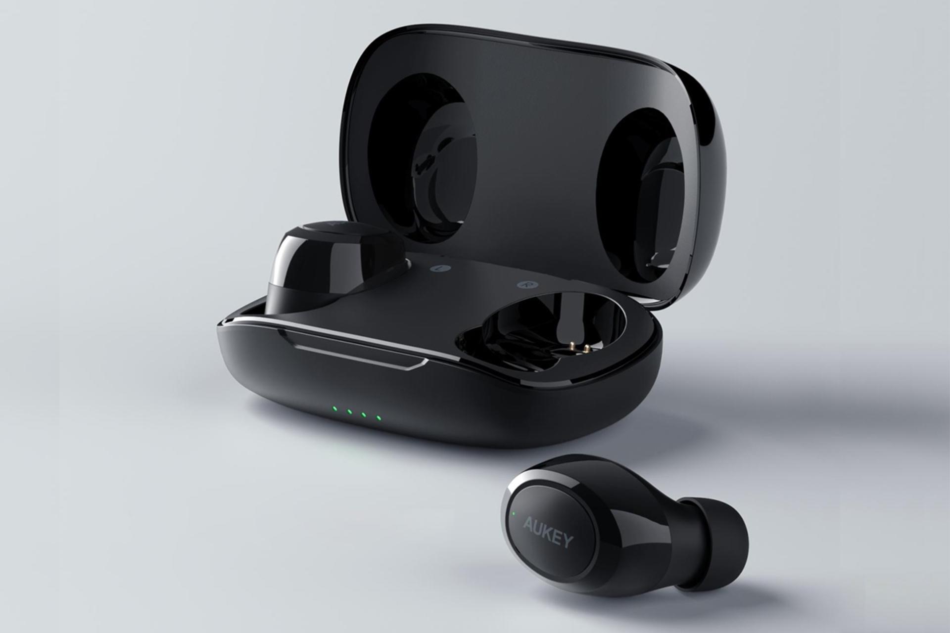 محفظه شارژ ایرباد بی سیم آکی Aukey EP-T16S مشکی