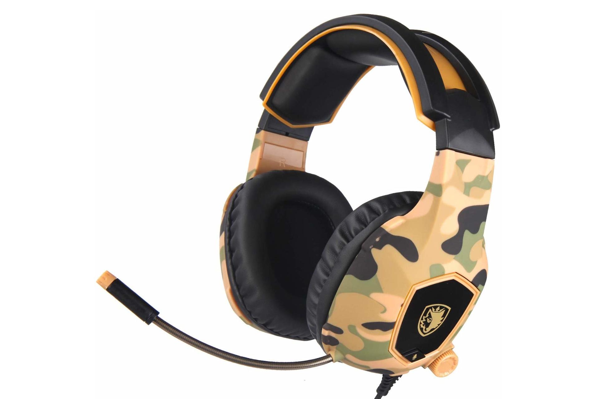 هدست گیمینگ سادس SADES SA-818 پلنگی زرد