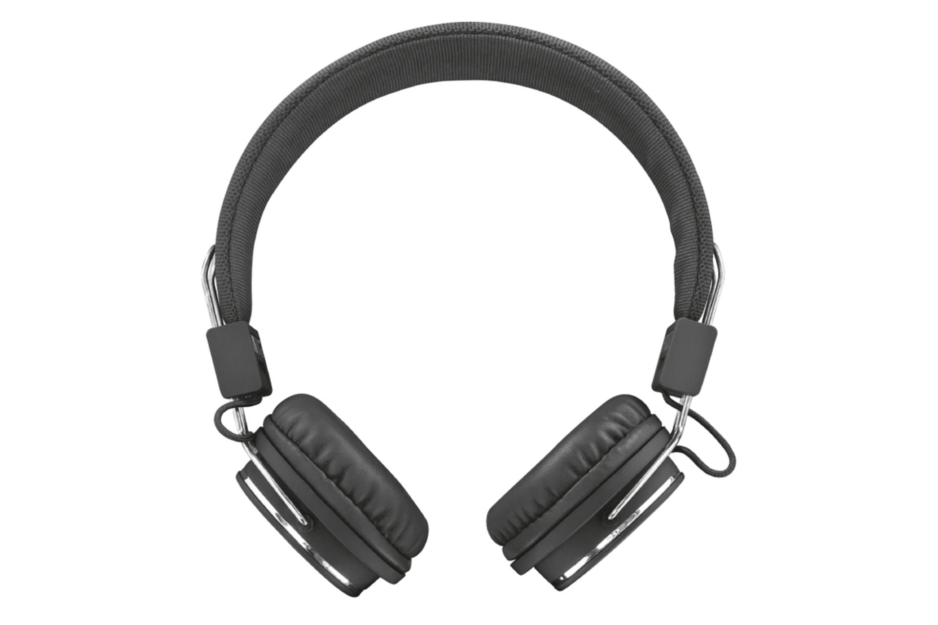 نمای روبرو هدفون بی سیم تراست Trust Ziva Foldable مشکی