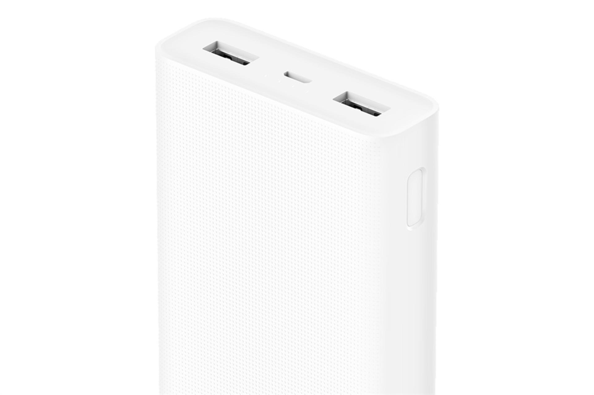 درگاه پاور بانک شیائومی می پاوربانک Xiaomi Mi Power Bank 2i PLM06ZM 20000mAh با ظرفیت 20000 میلی‌آ