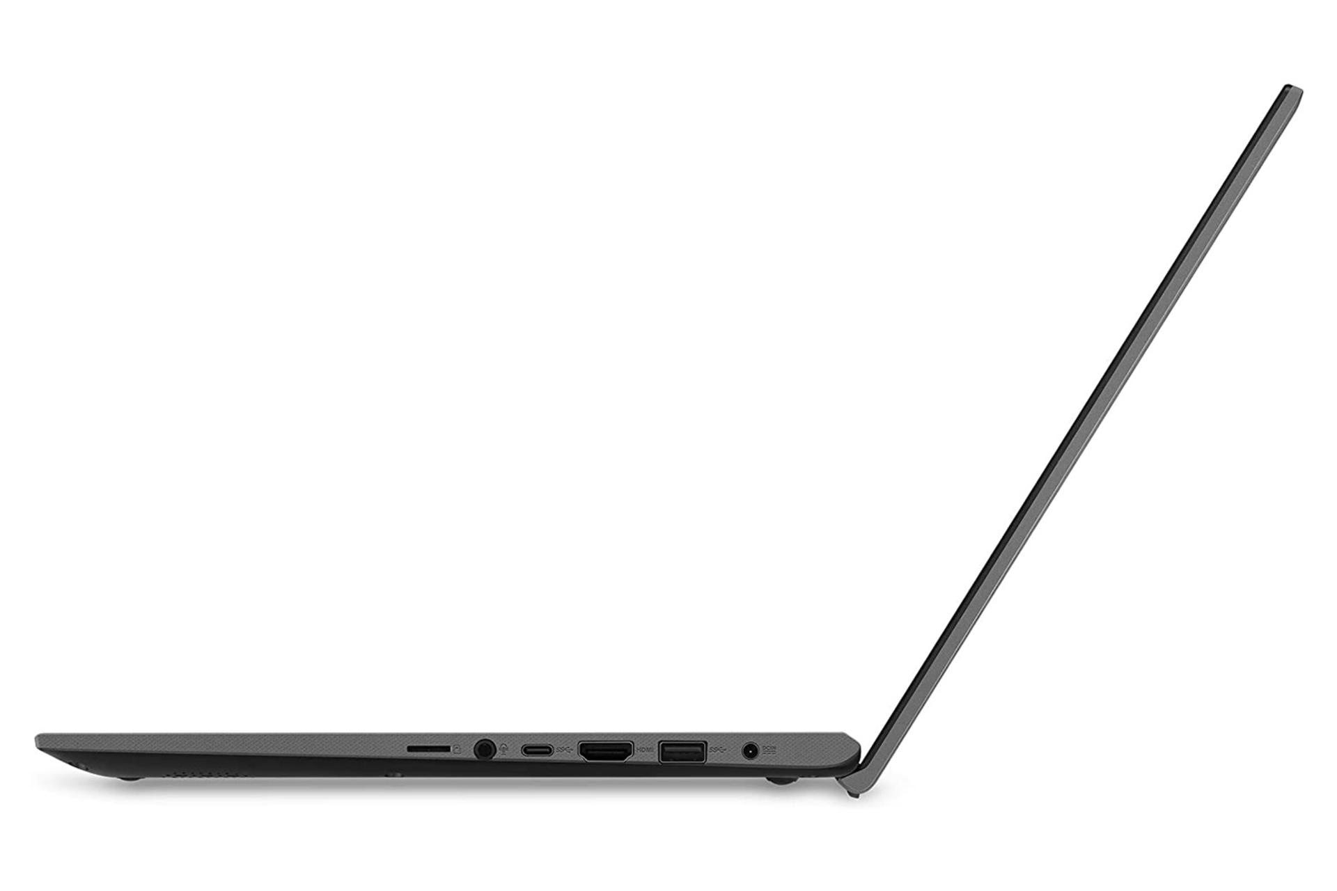 نمای نیمرخ لپ تاپ ایسوس ASUS F512JA