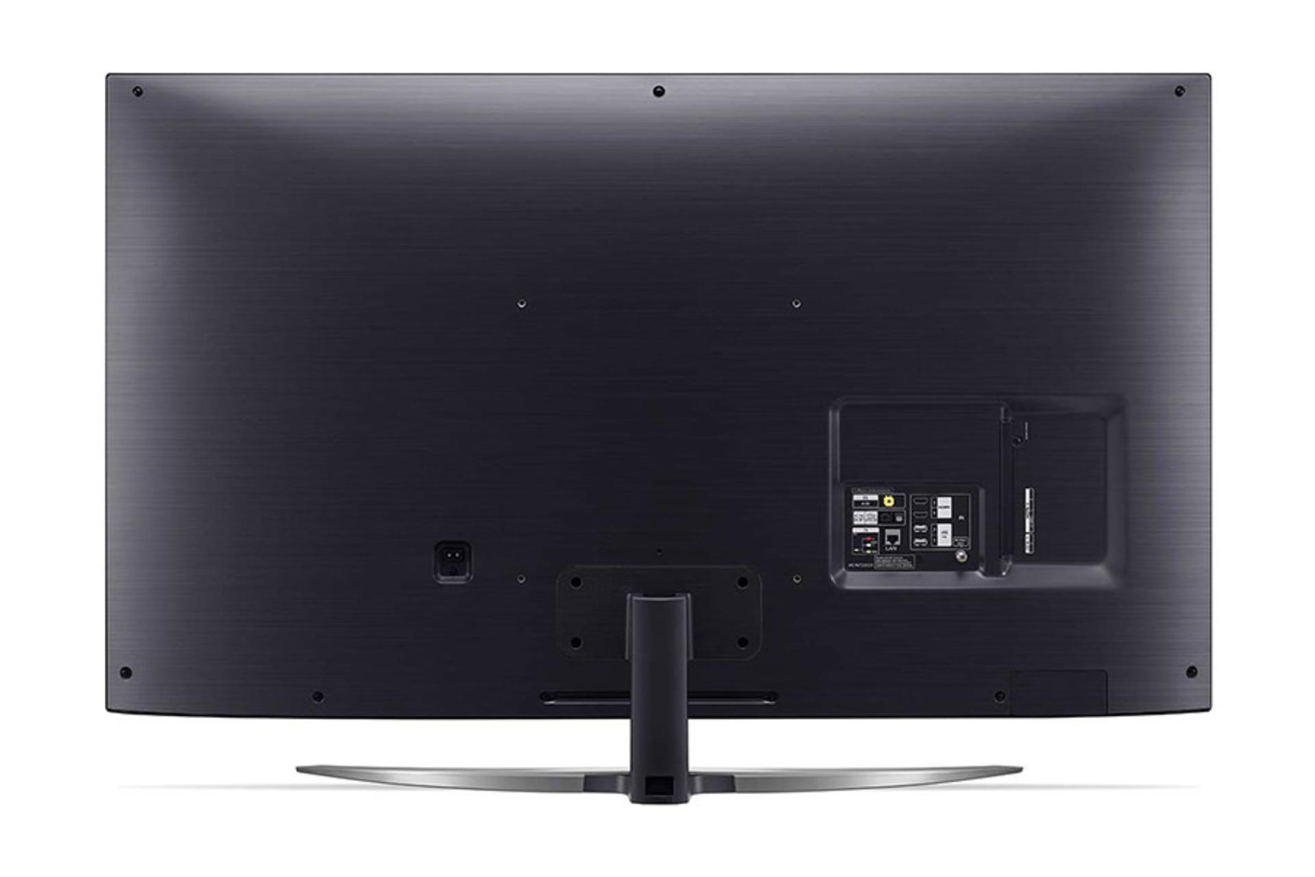 نمای طراحی پشت تلویزیون ال جی SM8100 و نمایش پورت ها
