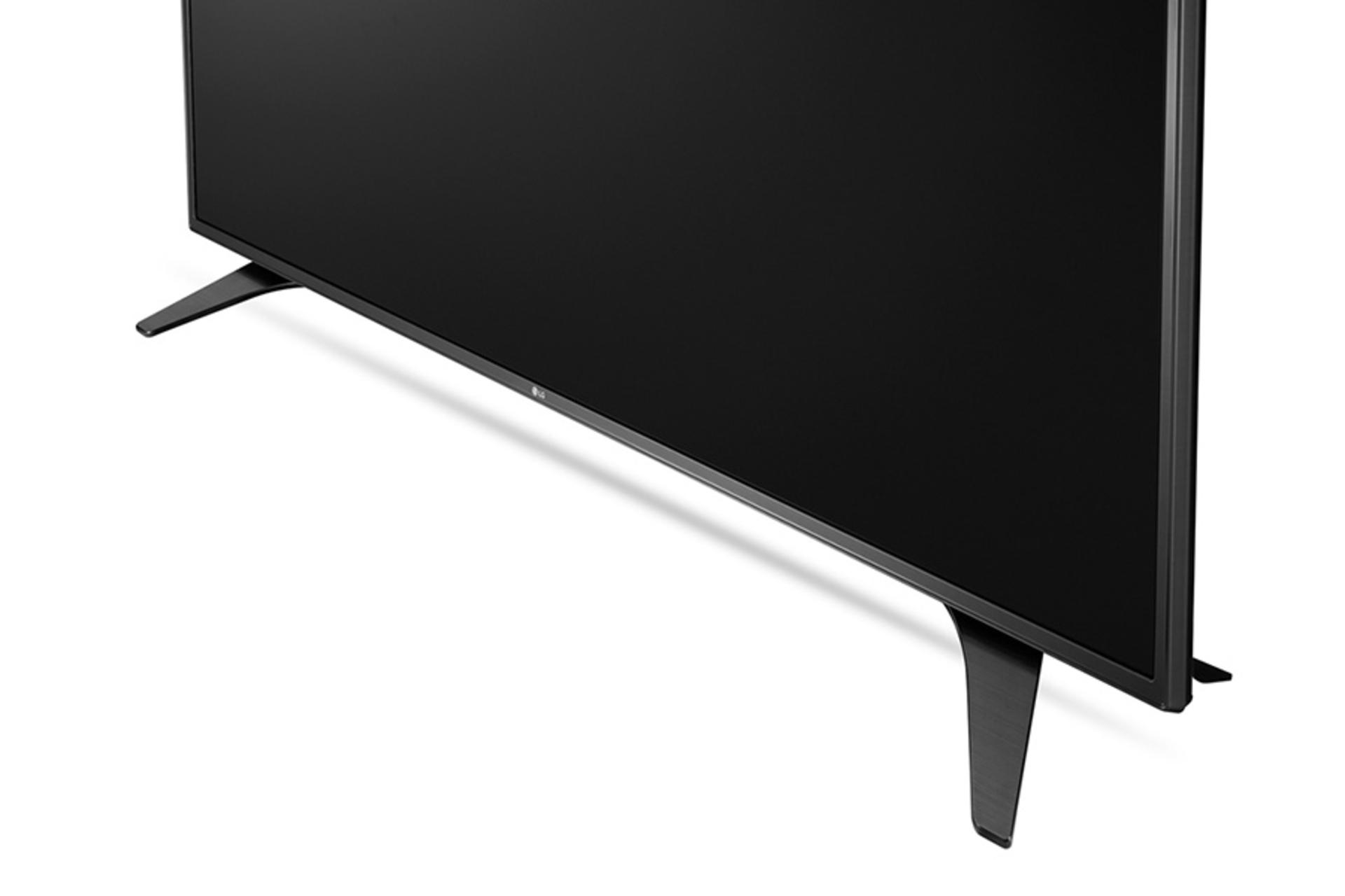 نمای نیمرخ تلویزیون ال جی LH600T مدل 55 اینچ و نمایش پایه ها