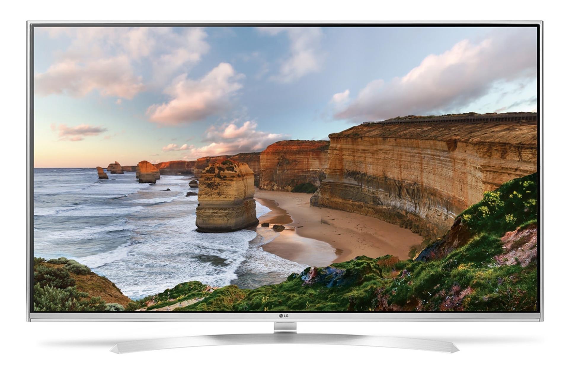 نمای جلو تلویزیون ال جی UH850V مدل 55 اینچ