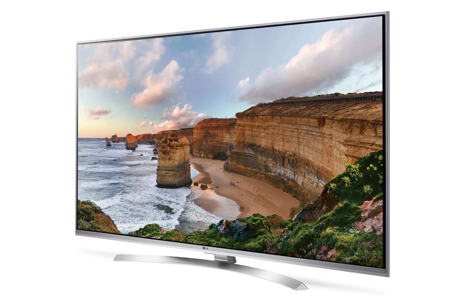 نمای نیمرخ تلویزیون ال جی UH850V مدل 55 اینچ