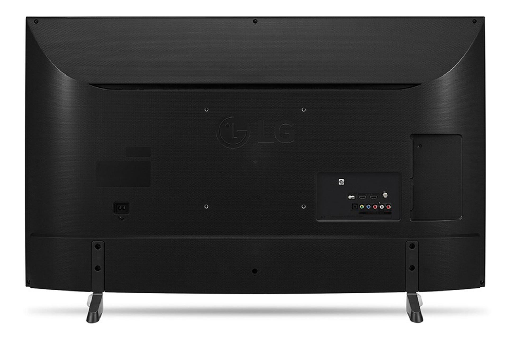 نمای پشت تلویزیون 49LJ52100 و نمایش پورت ها