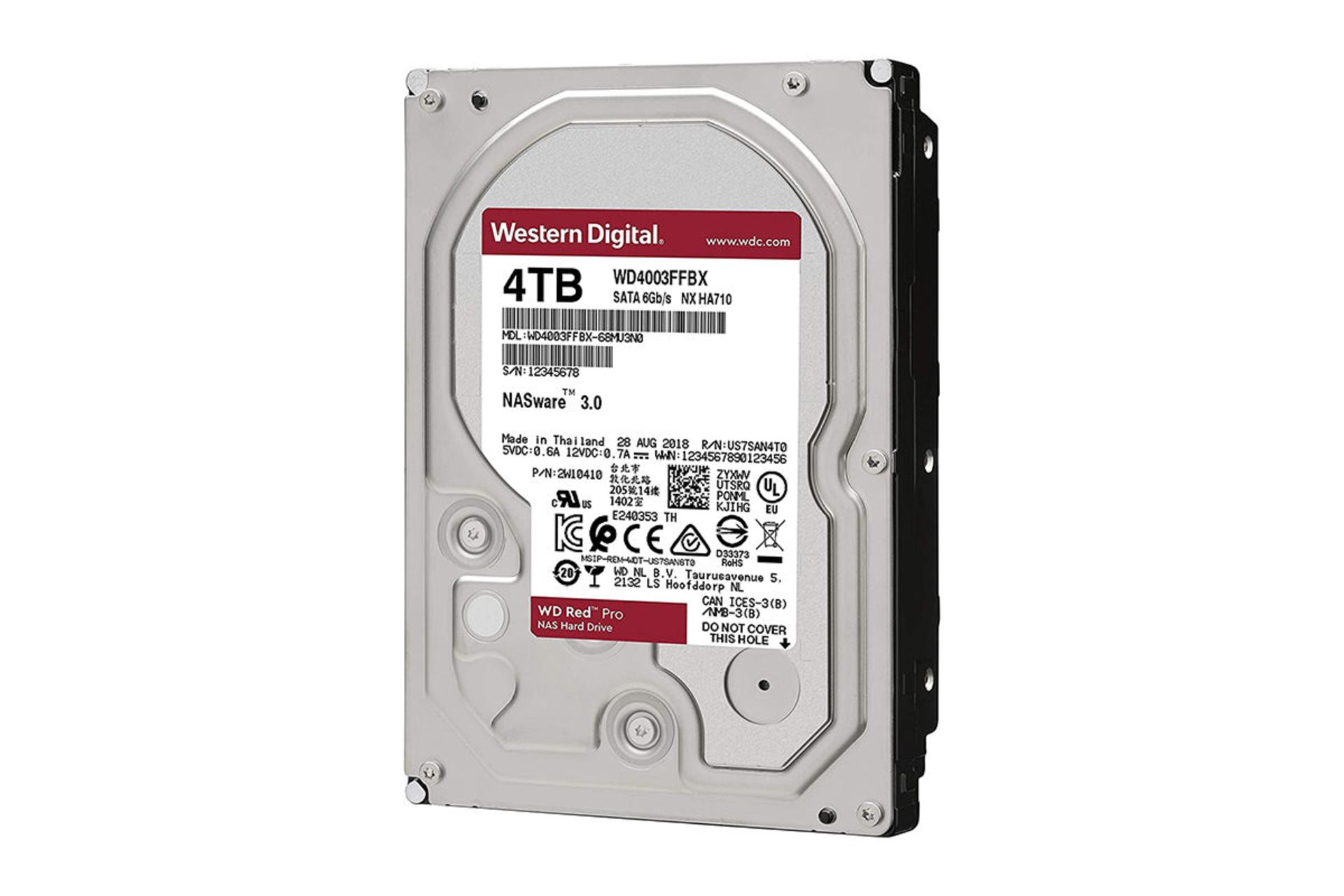 وسترن دیجیتال WD4003FFBX ظرفیت 4 ترابایت / Western Digital WD4003FFBX 4TB