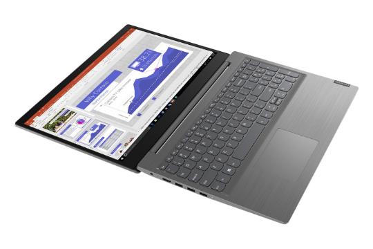 لپ تاپ لنوو وی 15 از نمای بالا/ Lenovo V15