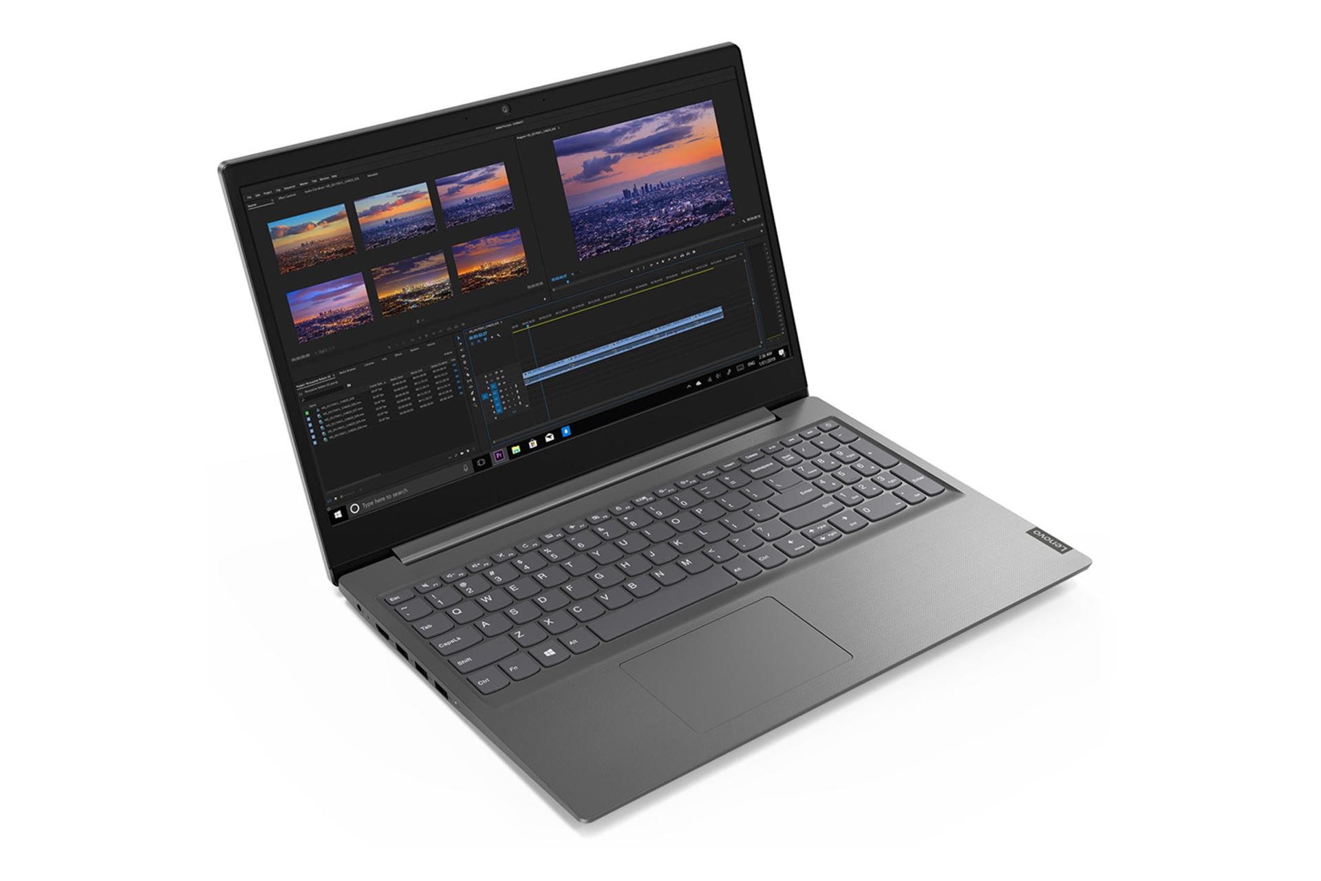 لپ تاپ لنوو وی 15 از نمای نیمرخ / Lenovo V15