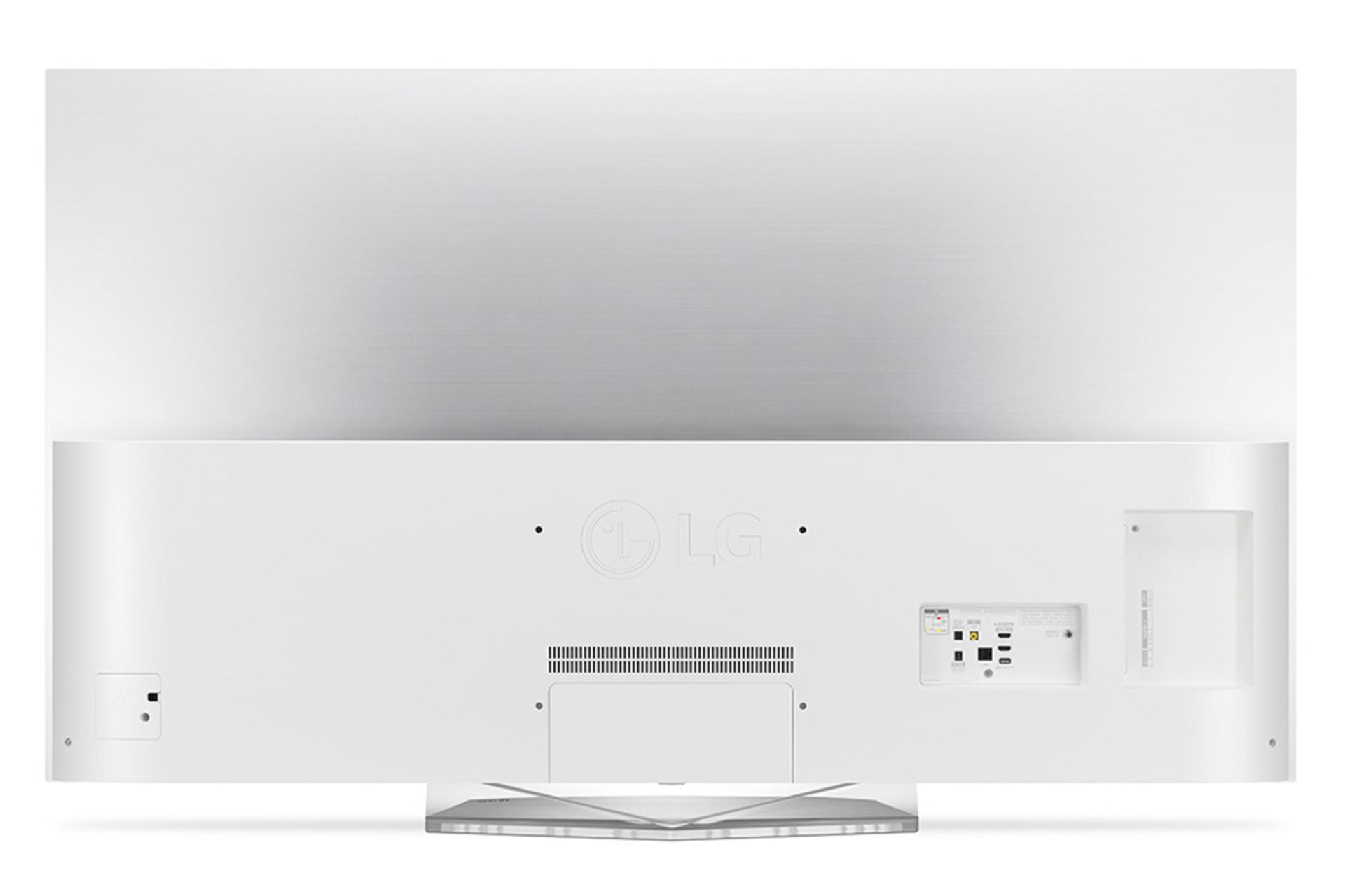 نمای پشت تلویزیون OLED ال جی B7 رنگ نقره ای