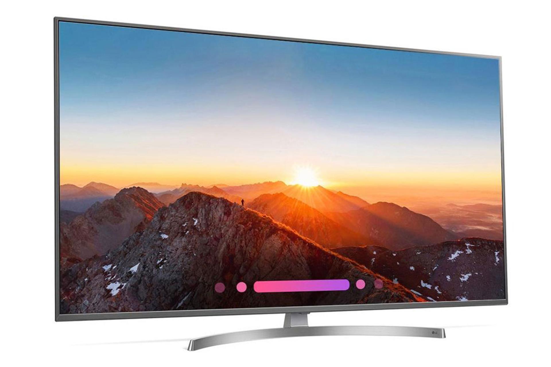 نمای نیمرخ چپ تلویزیون ال جی 65SK800