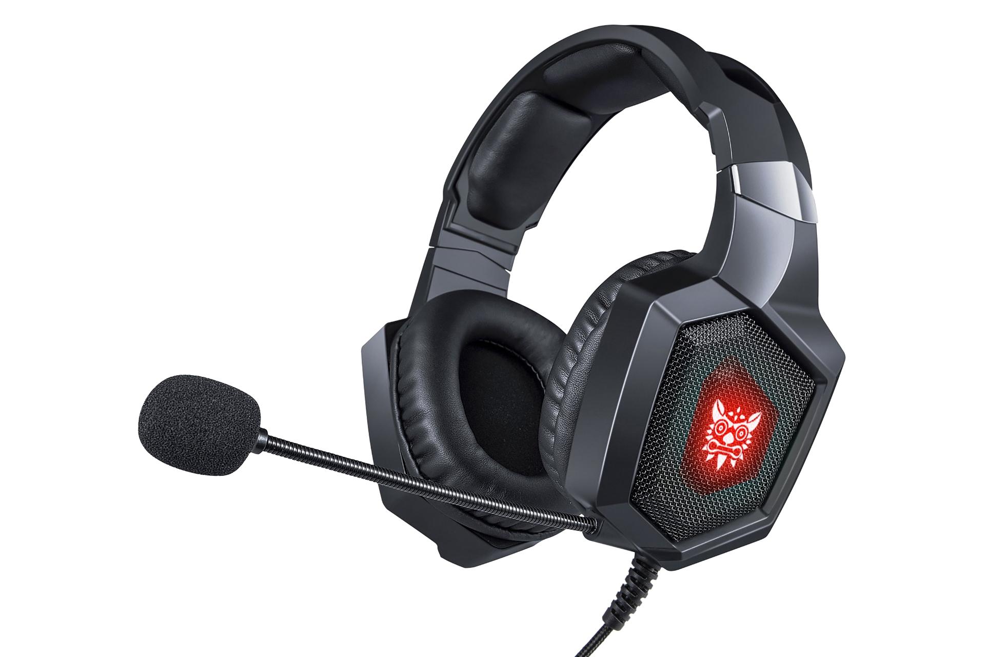 هدست گیمینگ اونیکوما Onikuma K8 نورپردازی