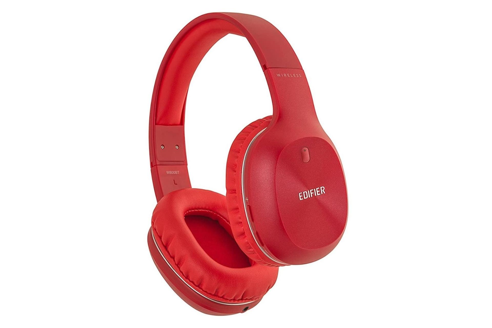 نمای پایین هدفون بی سیم ادیفایر Edifier W800BT قرمز
