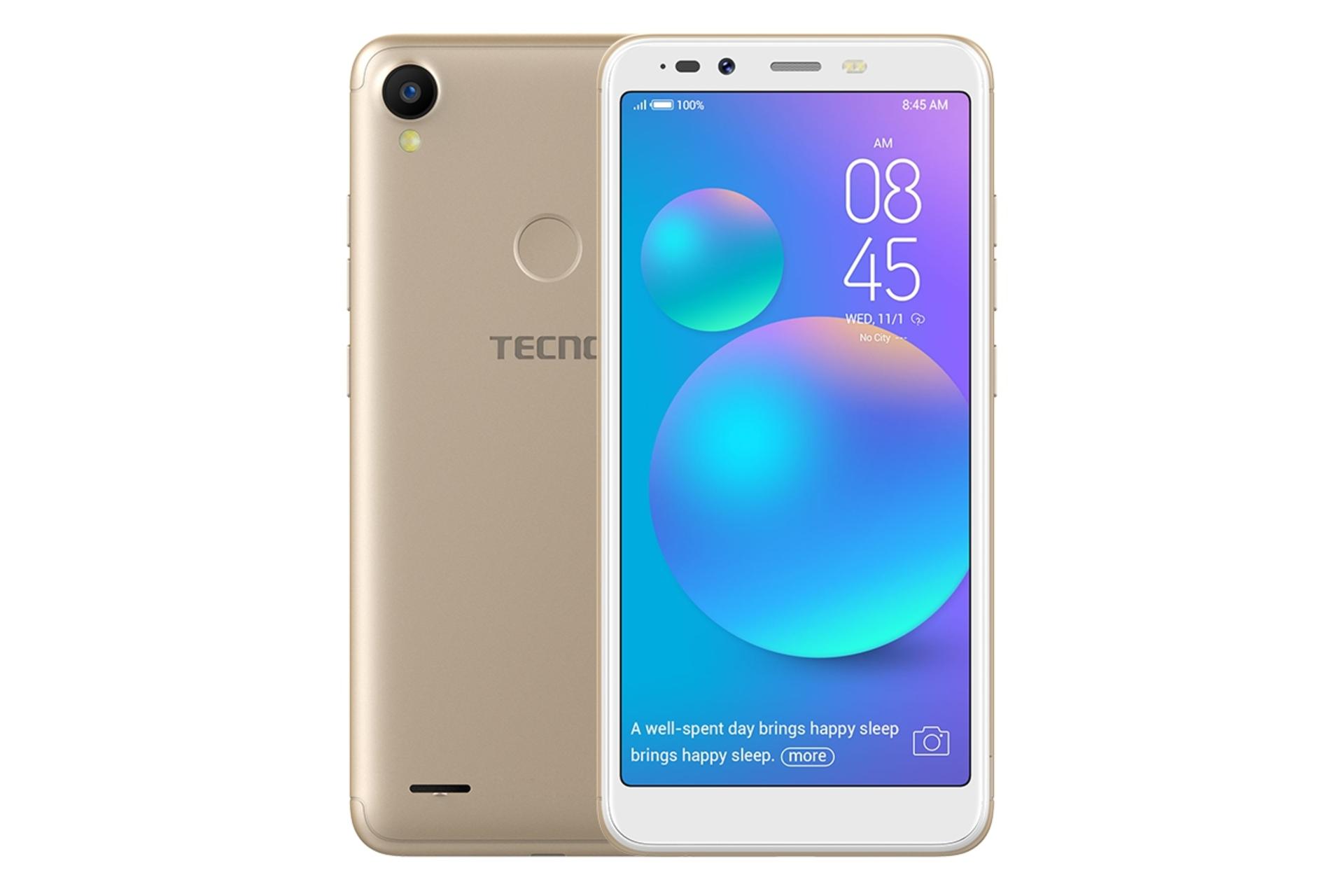 گوشی موبایل پاپ 1 اس تکنو Tecno Pop 1s طلایی