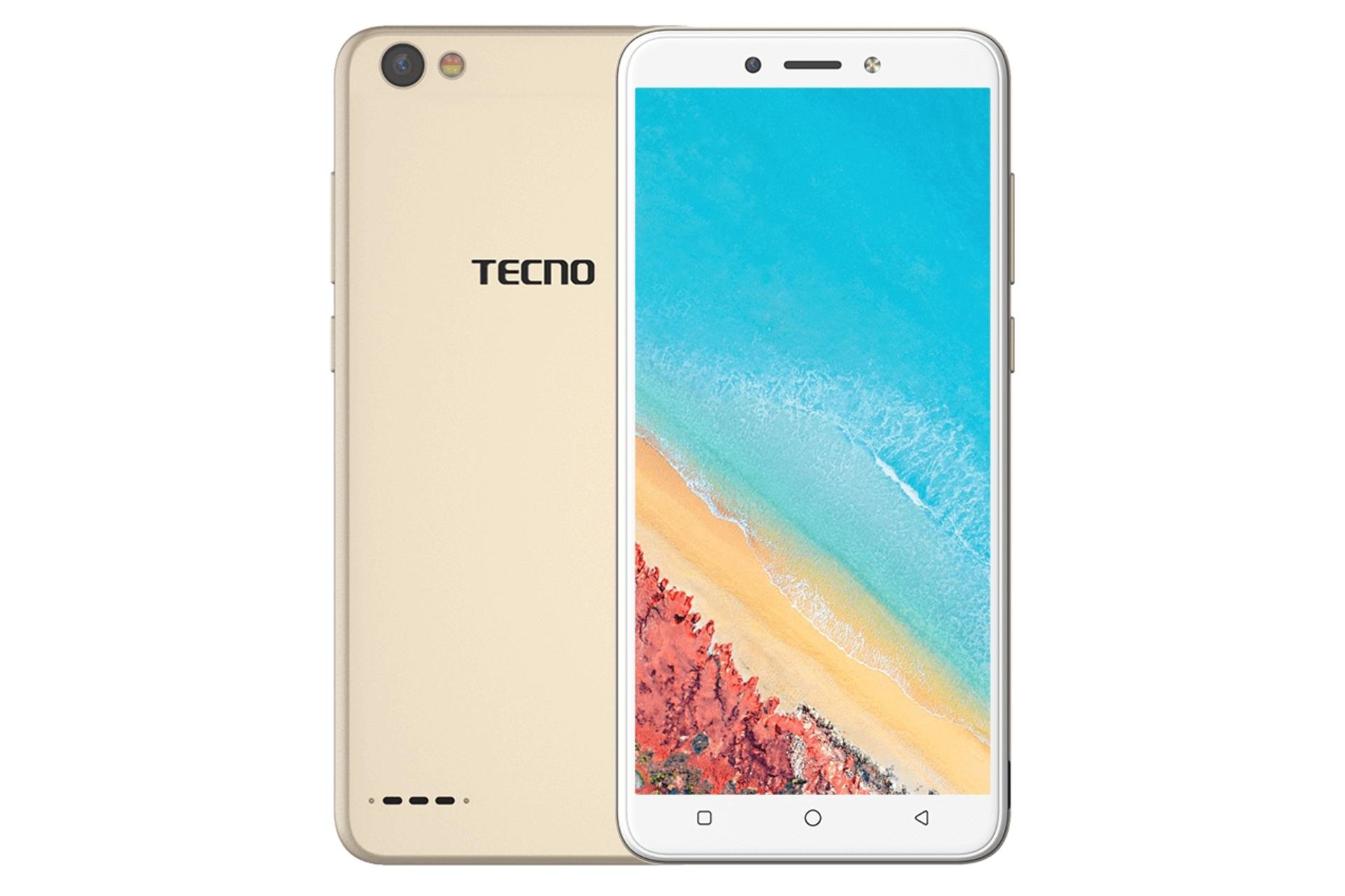 گوشی موبایل پاپ 1 پرو تکنو Tecno Pop 1 Pro طلایی