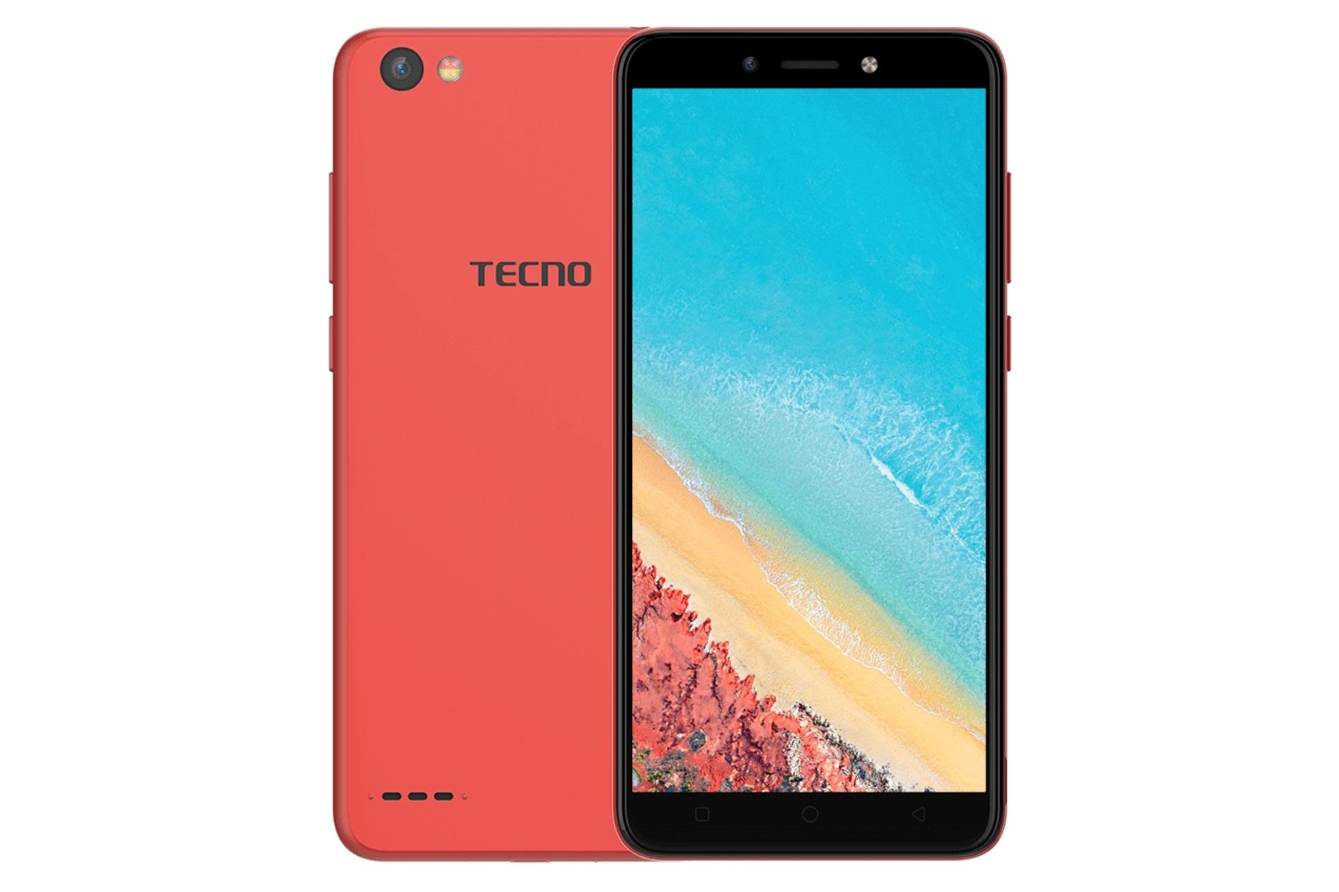 گوشی موبایل پاپ 1 پرو تکنو Tecno Pop 1 Pro قرمز