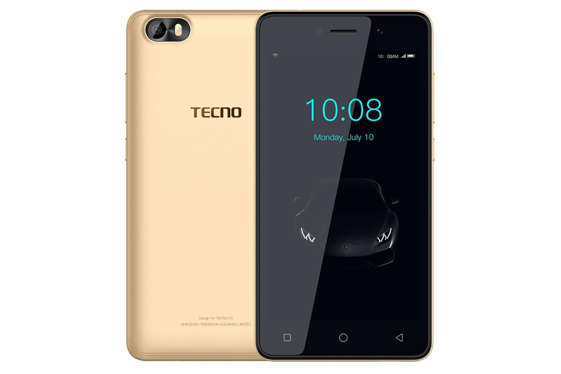 گوشی موبایل اف 2 تکنو Tecno F2 طلایی