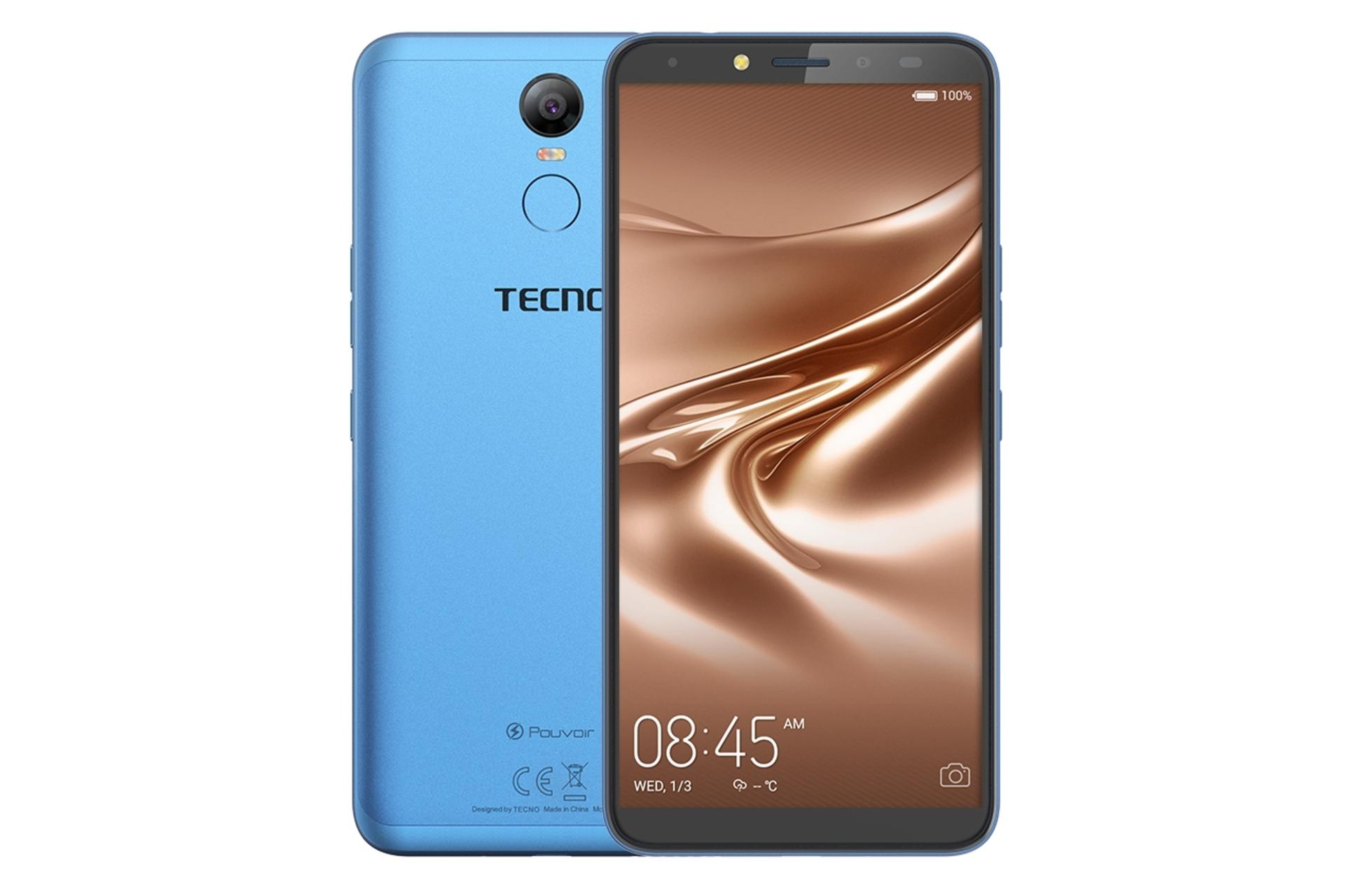 گوشی موبایل تکنو Pouvoir 2 پرو Tecno Pouvoir 2 Pro آبی