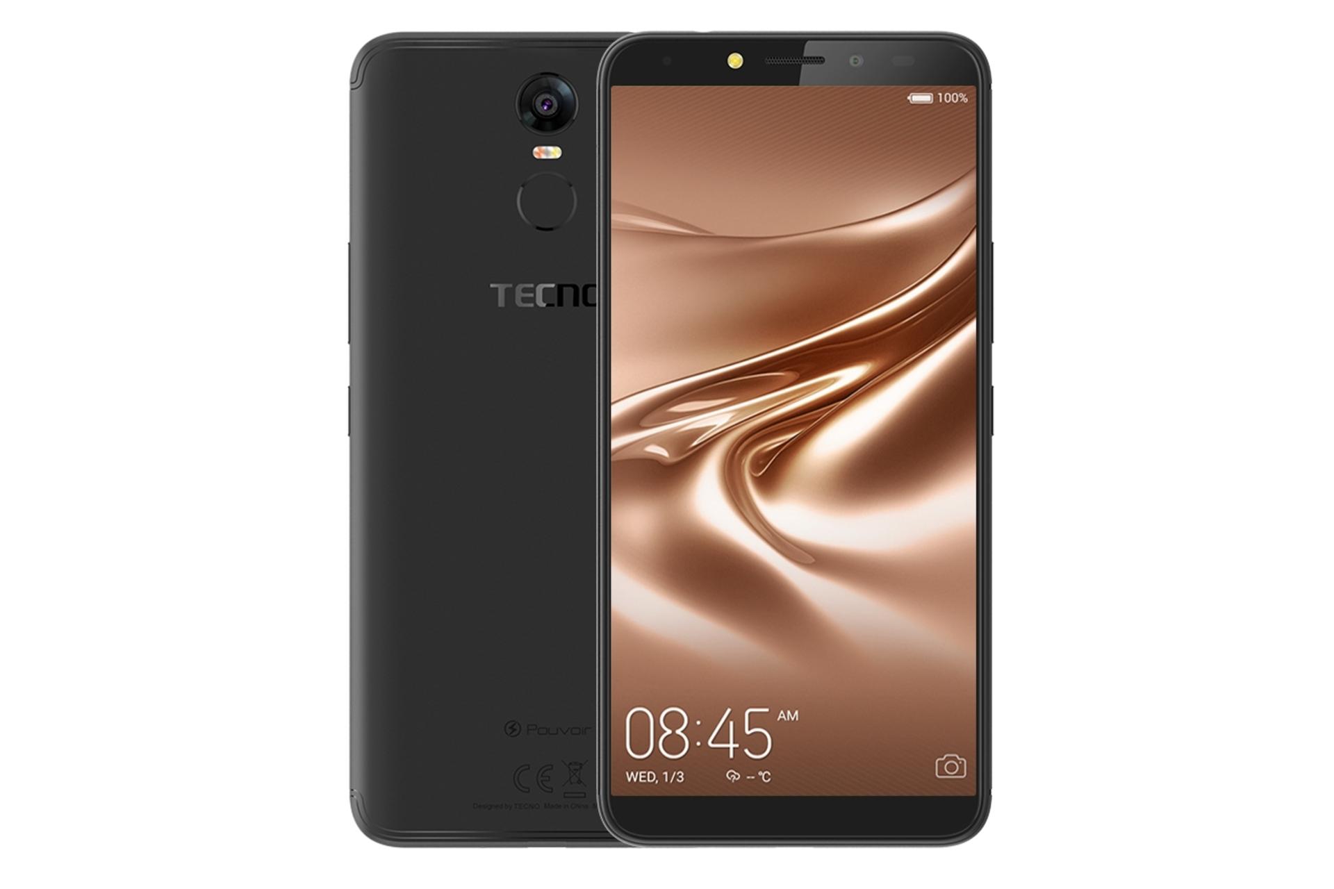 گوشی موبایل تکنو Tecno Pouvoir 2 مشکی