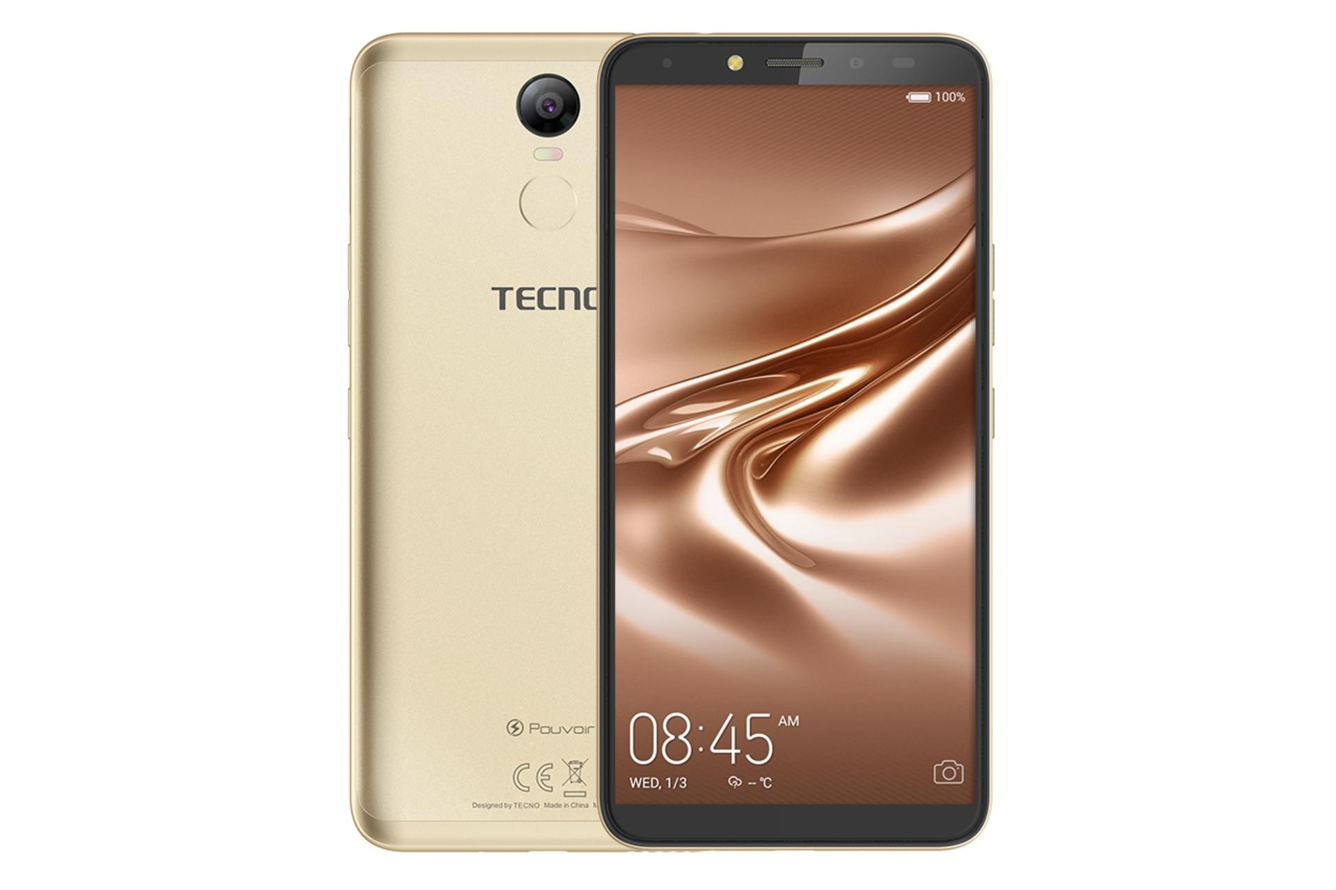 گوشی موبایل تکنو Pouvoir 2 پرو Tecno Pouvoir 2 Pro طلایی تیره