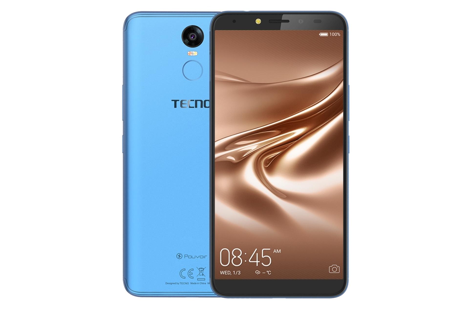 گوشی موبایل تکنو Tecno Pouvoir 2 آبی