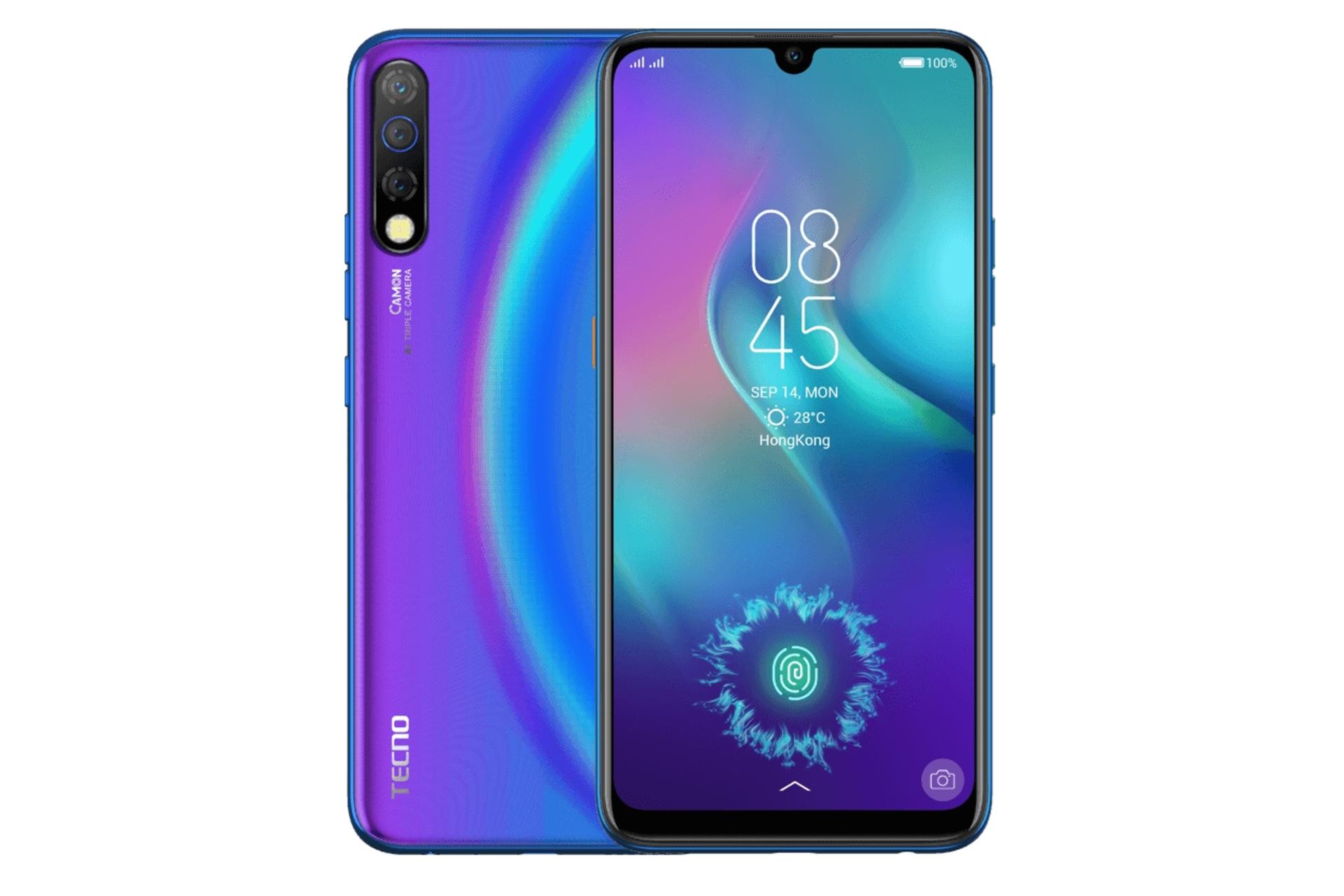 گوشی موبایل کمون 12 پرو تکنو Tecno Camon 12 Pro آبی و بنفش