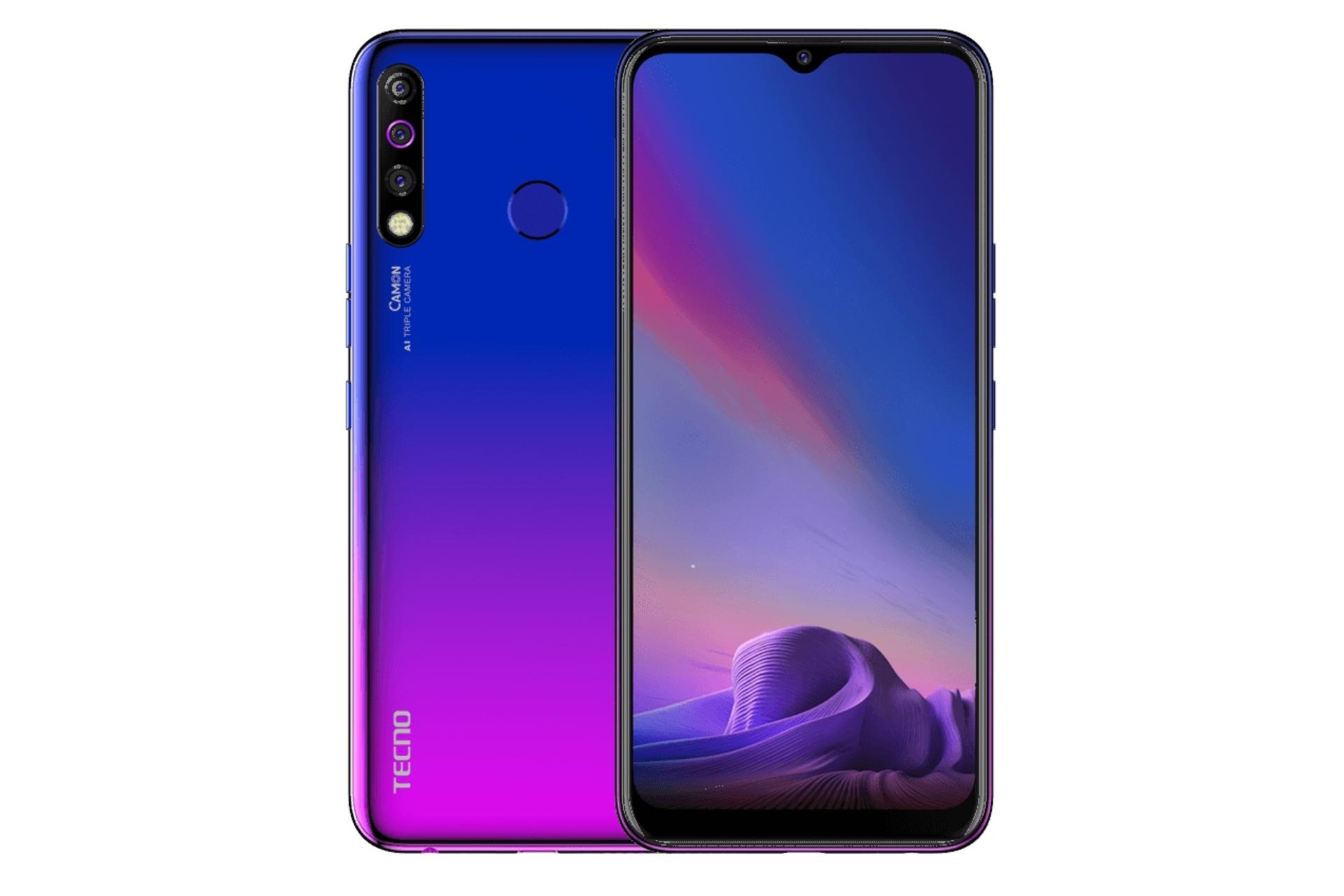 گوشی موبایل کمون 12 تکنو موبایل کمون 12 تکنو آبی و بنفش