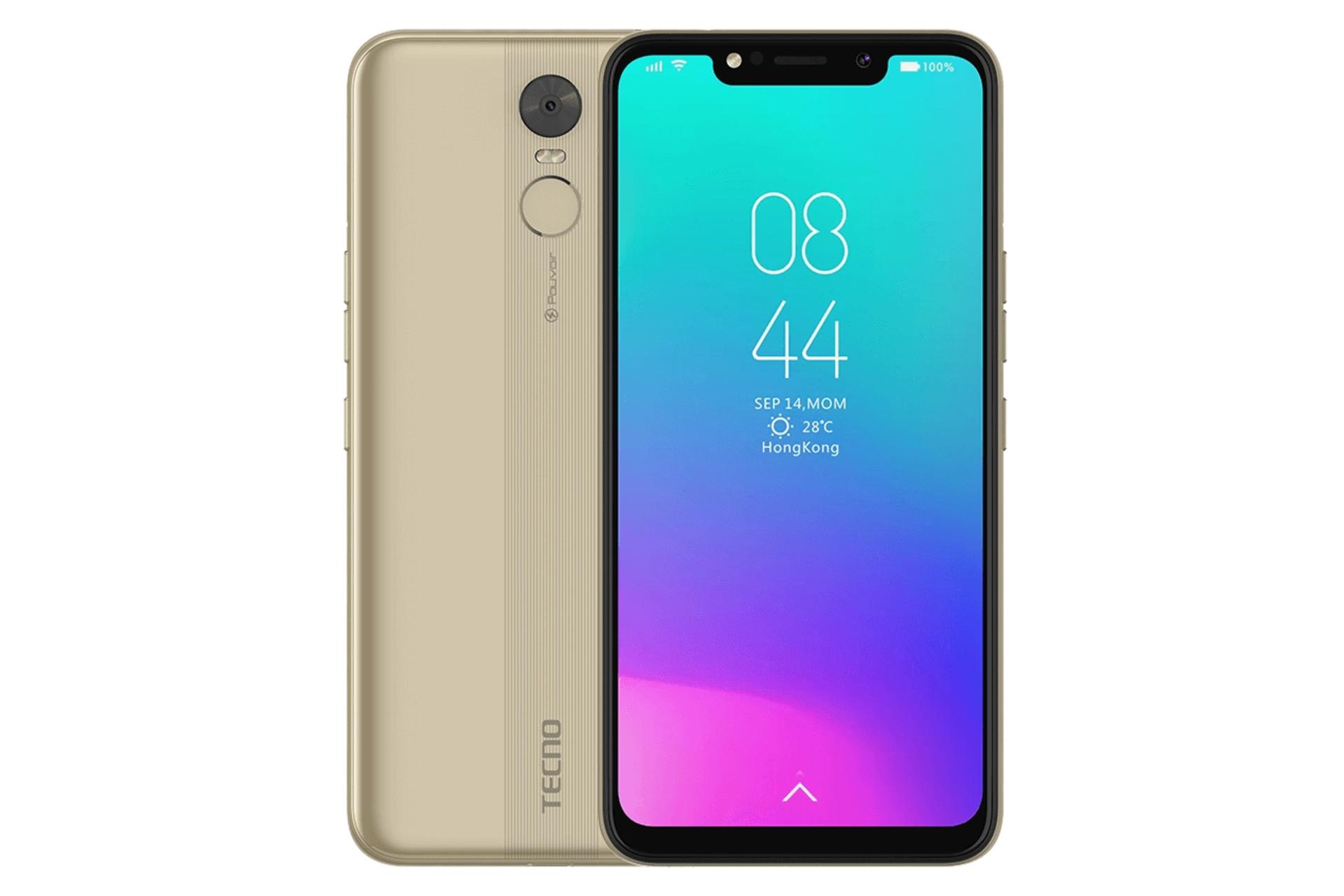 گوشی موبایل تکنو Tecno Pouvoir 3 طلایی