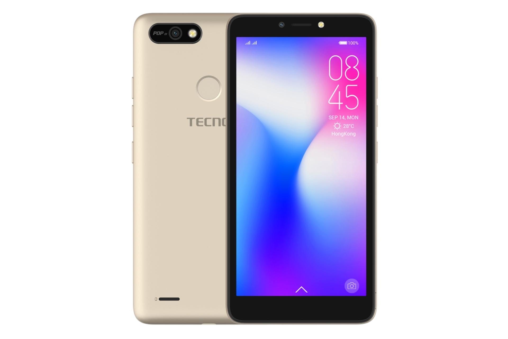 گوشی موبایل پاپ 2 اف تکنو Tecno Pop 2F طلایی