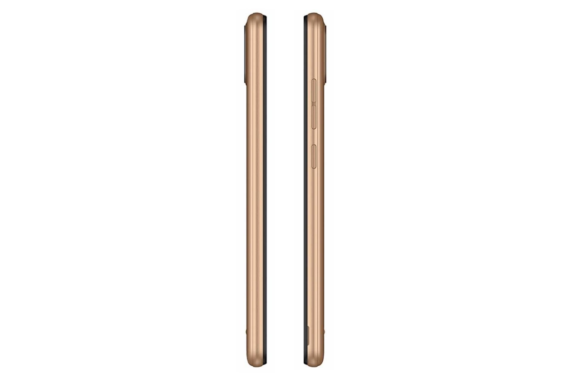 نمای جانبی گوشی موبایل کمون iACE2 تکنو Tecno Camon iACE2 طلایی